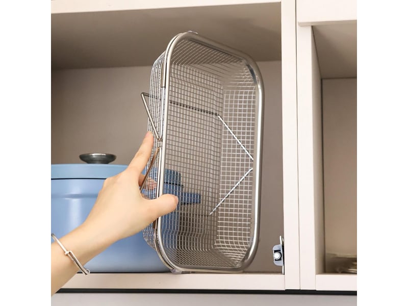 Passoire extensible en acier inoxydable de qualité supérieure pour laver les légumes, les fruits, égoutter les pâtes cuites colander - Conforama B