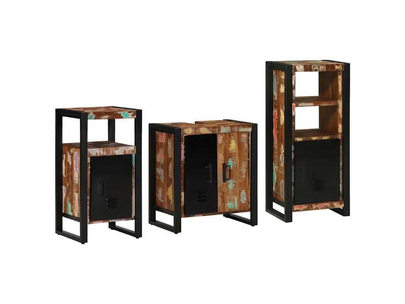 Ensemble de mobilier de salle de bain 3 pièces cf64425 - Conforama B