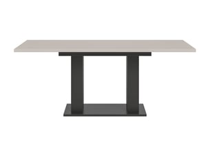 Table de salle à manger motion (lxhxp : env. 150x76x90 cm) avec plateau cachemirepied en u gris