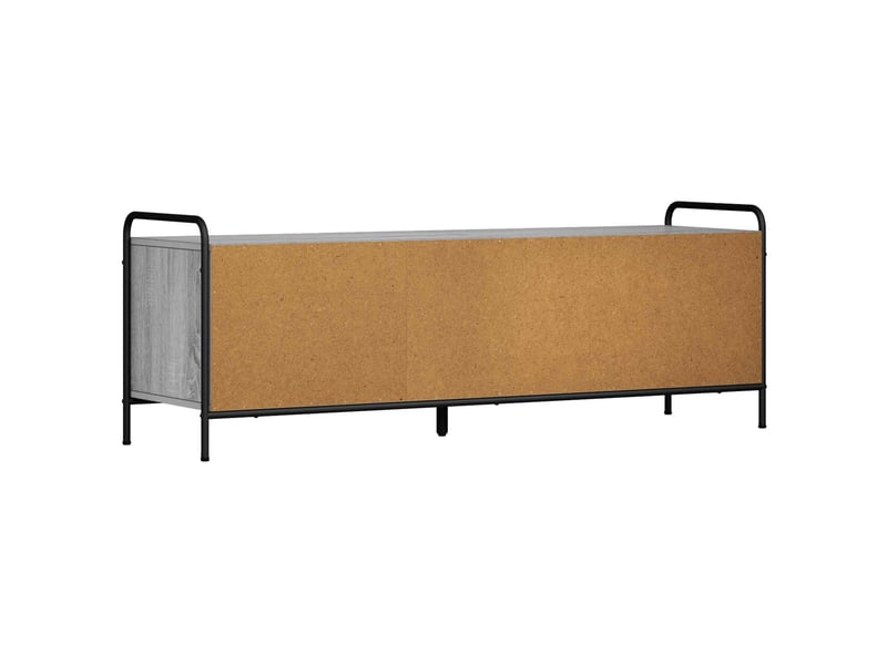  Meuble tv, banc tv 140x39,5x50 cm sonoma gris bois d'ingénierie  - Conforama E