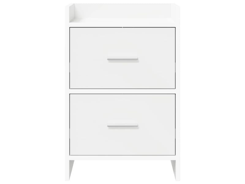  Tables de chevet - cabinet de chevet - table de nuit blanc 40 x 30 x 60 cm bois d'ingénierie  - Conforama D