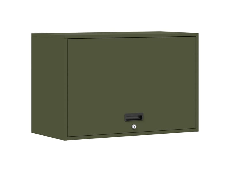 Armoire murale salon, meuble de rangement pour garage vert olive 80 x 40 x 53 cm - Conforama A