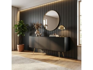 Buffet <strong>AHD AMAZING HOME DESIGN</strong> <strong></strong> coloris noir