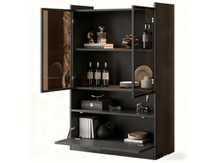 Meuble tv coloris noir 35 cm <strong>WISHDOR</strong> <strong></strong>