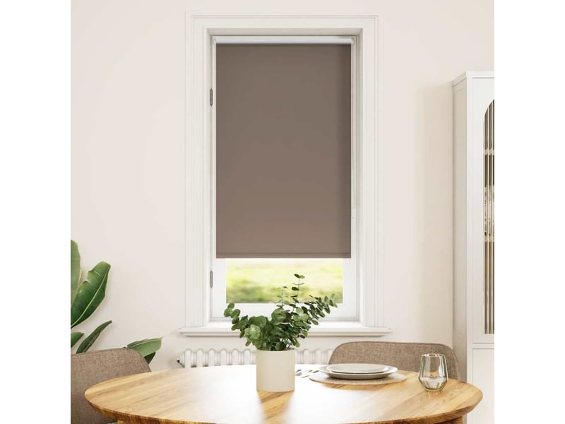  Store enrouleur occultant, store à rouleau 44,4 x 100 cm, largeur du tissu 40 cm, couleur café cf45458  - Conforama B
