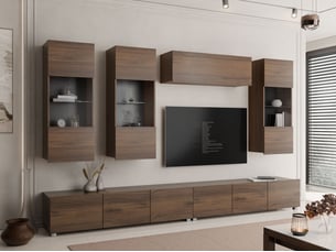 Meuble tv coloris marron 45 cm <strong></strong>  <strong></strong>