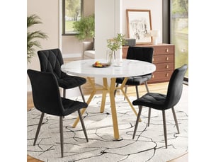 Ensemble table rond(e) VIVRYN