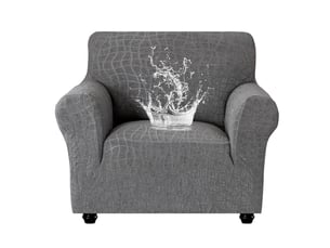 Housse de canapé imperméable 1 places avec accoudoirs  clair 85-115cm