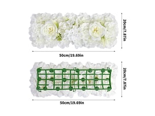 Déco fleurs mariage – rouge – artificielles soie – fond d'écran – cérémonie