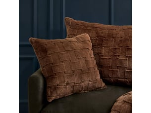 Coussin nalia rectangulaire 50x80cm marron