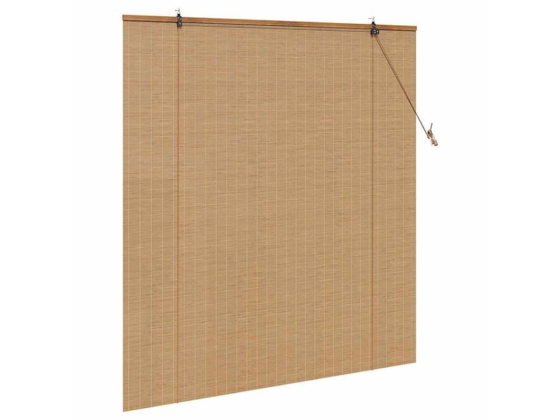  Store enrouleur, store à rouleau marron 140 x 160 cm bambou cf45291  - Conforama D