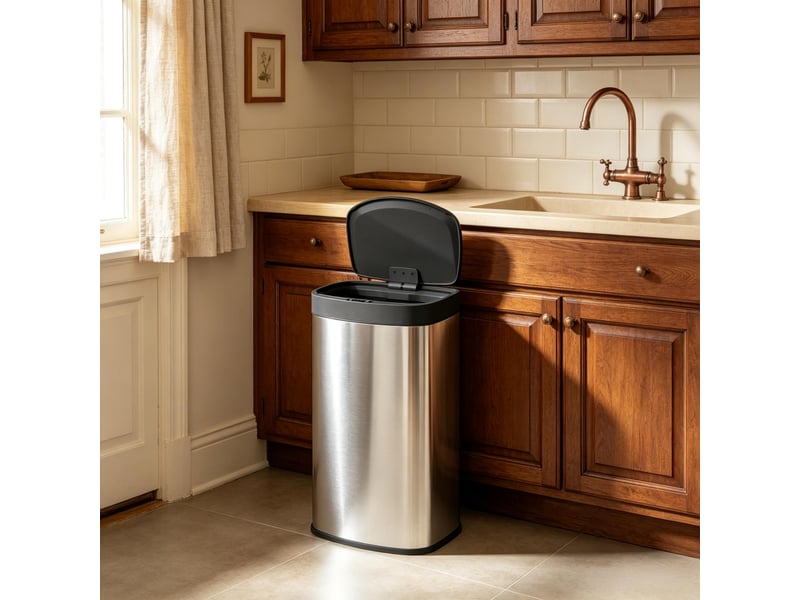 Poubelle de cuisine automatique 55 l à fermeture douce westcott - Conforama C