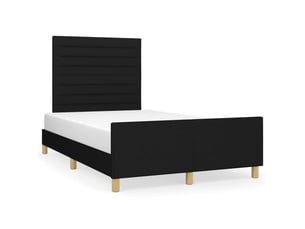Lit 2 places 120x190cm coloris noir