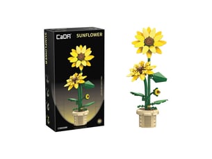 Jeu de construction diy plante d interieur tournesol ou orchidée 8 ans et plus