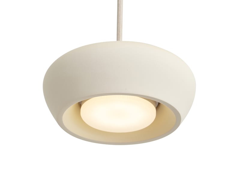  Moderne hanglamp beige met ronde kap 3-lichts - concerto  - Conforama B