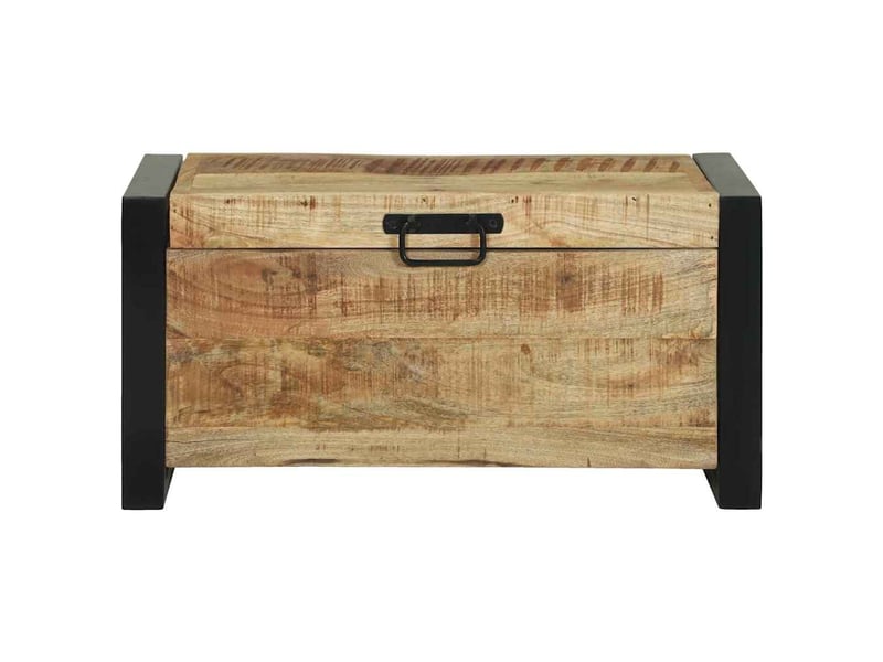  Coffre de rangement, boîte de rangement marron 60x30x30 cm  - Conforama E