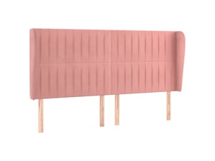 Tete de lit A poser largeur 163 cm rose
