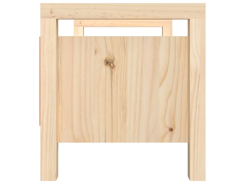  Banc d'entrée, banc interieur 80x40x43 cm bois de pin massif  - Conforama E
