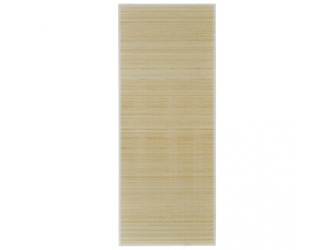 Tapis rectangulaire en bambou naturel 120 x 180 cm - comfortxl