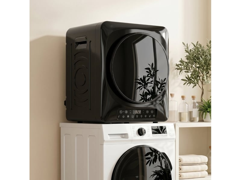  Sèche-linge à évacuation 49x43x61 cm 1000 w noir  - Conforama C