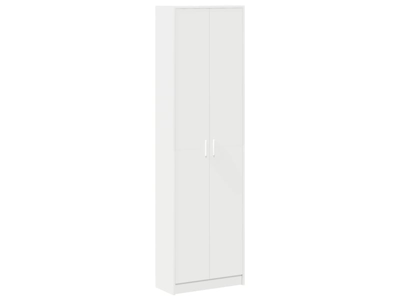  Armoire chambre, armoire de rangement blanc 55x25x189 cm bois d'ingénierie  - Conforama A