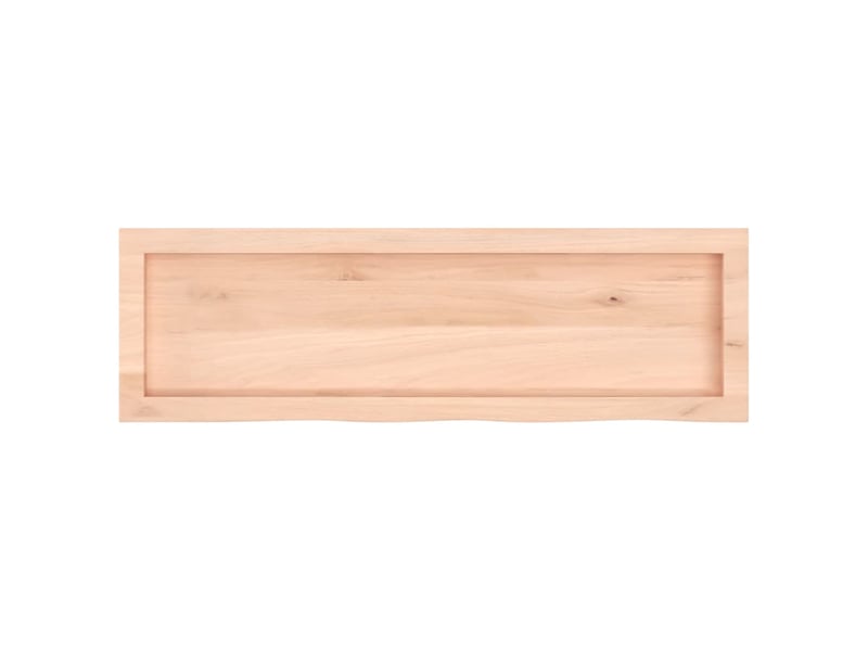  Comptoir de salle de bain, plan de travail 100x30x(2-4)cm bois massif non traité cf65690  - Conforama C