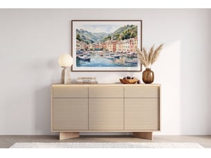 Buffet    <strong>CASANOVA</strong> <strong></strong> - 153.9 cm coloris beige 