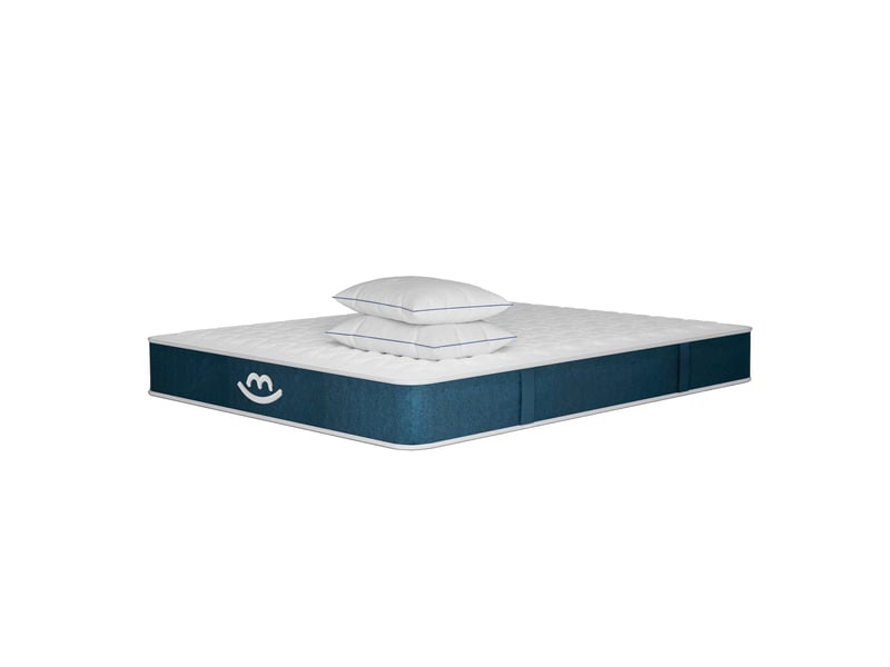 Matelas hybride et oreillers moelleux 80x200cm épais 22cm et oreillers 50x70cm Pack Mila Oreiller - Conforama A