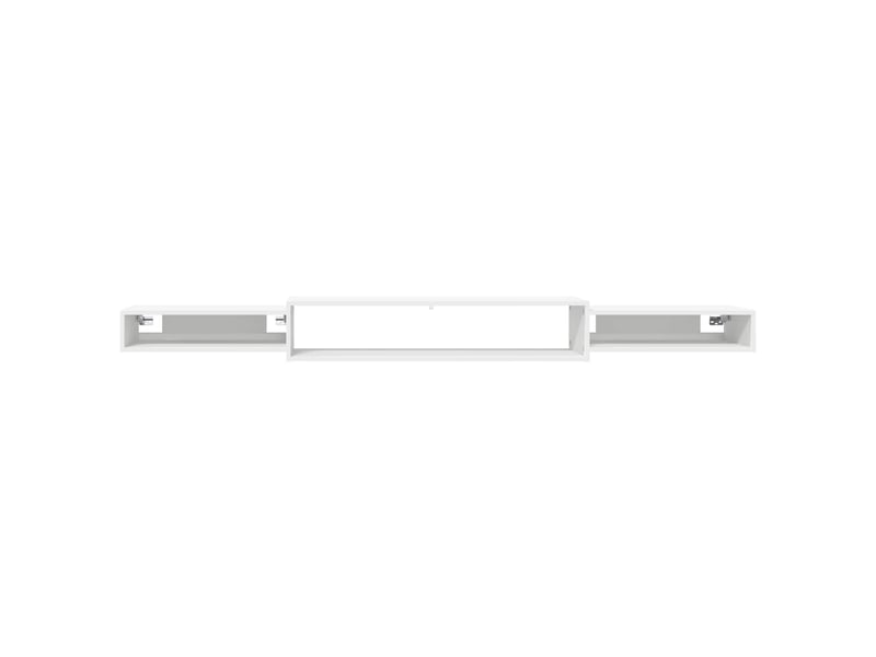  Meuble tv - banc tv - meuble de rangement mural montage mural blanc 220 x 28 x 21 cm  - Conforama E