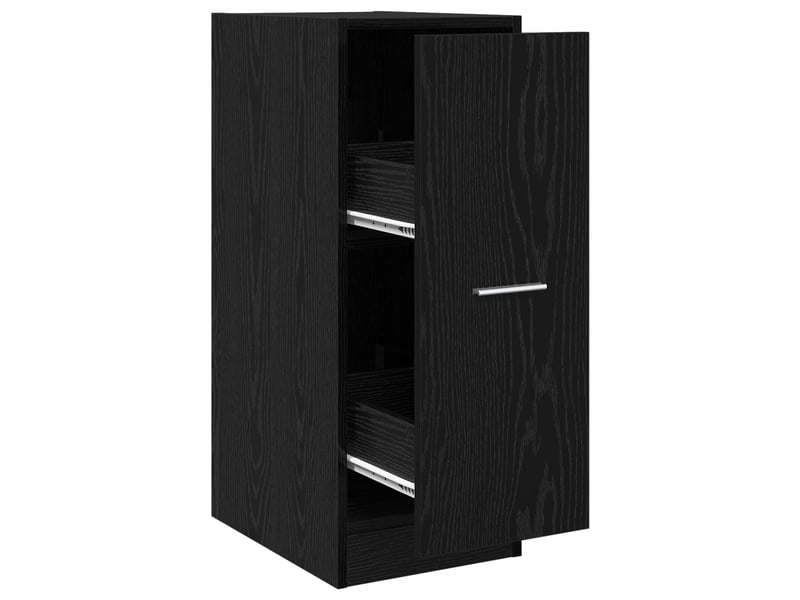  Meuble de rangemenrt, cabinet de pharmacie chêne noir 30 x 41 x 77.5 cm  - Conforama A