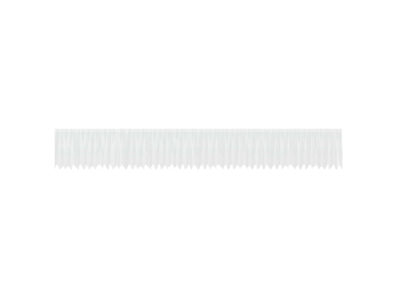  Rideau en dentelle, rideau ajouré, voilage blanc 80 x 1200 cm polyester cf43815  - Conforama A