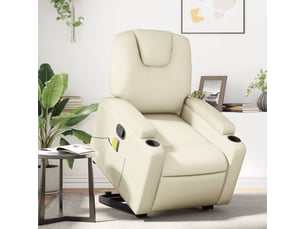 Fauteuil fixe <strong></strong> Tissu beige