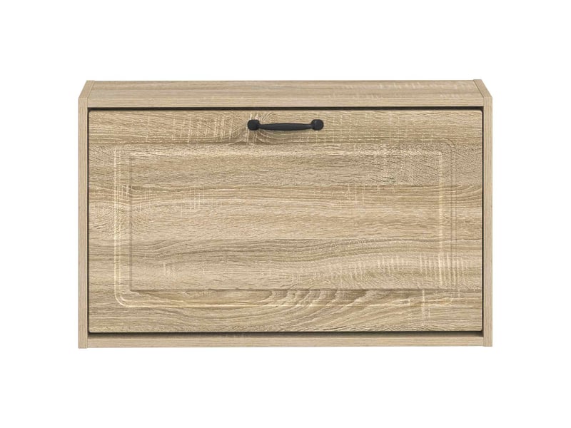  Meuble à chaussures mural, armoire à chaussures utrecht 71x17x43 cm chêne sonoma  - Conforama D