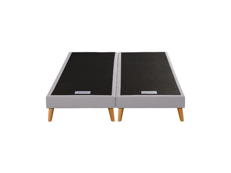 Sommier decor 2x90x200 à lattes + 8 pieds bois  - Conforama B