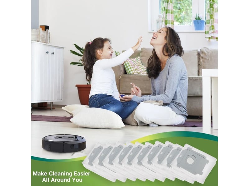  Lot de 10 sacs d'aspirateur pour irobot pour roomba i7 i7+ i7 plus s9 s9+ i3 i3+ i4 i4+ i6 i6+ i8 i8+ j7 j7+ e5 e6 e7 sac de rechange pour  - Conforama B