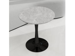 Table basse rond(e) coloris bicolore OKWISH  - 70 cmx70 cm