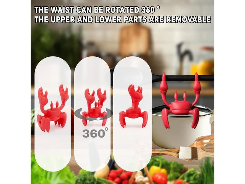  Repose cuillère silicone - gadgets cuisine - résistant à la chaleur - cadeaux de cuisine amusants - support de cuillère antidérapant  - Conforama C