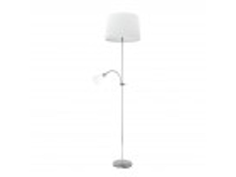  Lampadaire fabrilamp rilon e14 coloris argenté 175,5 x 40 x 40 cm 175242010 - Conforama B