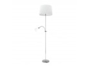 Lampadaire fabrilamp rilon e14 coloris argenté 175,5 x 40 x 40 cm