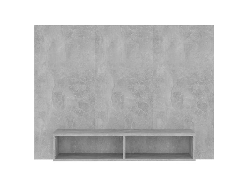  Meuble tv - banc tv - meuble de rangement mural gris béton 120x23,5x90 cm bois d’ingénierie  - Conforama C