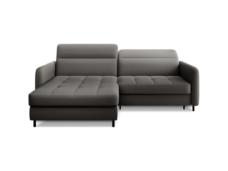 Canapé d'angle collection goumsi coloris gris foncé  - Conforama A