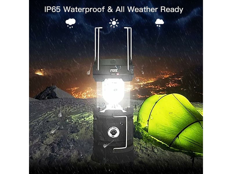  Fonction d'éclairage de camping led lampe de charge étanche pour l'extérieur lampe de camping de charge usb portable, étanche  - Conforama C