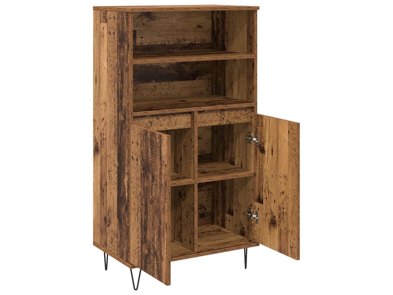  Buffet - haut armoire marron 60 x 36 x 110 cm bois d'ingénierie  - Conforama E