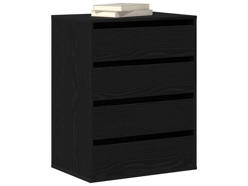  Armoire à tiroirs, commode 3-tiroir noir 60x41x76 cm  - Conforama C