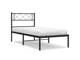 Lit simple 80x200 cm    coloris noir