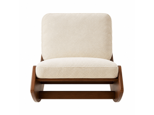 Fauteuil fixe MAISONORA  Tissu blanc