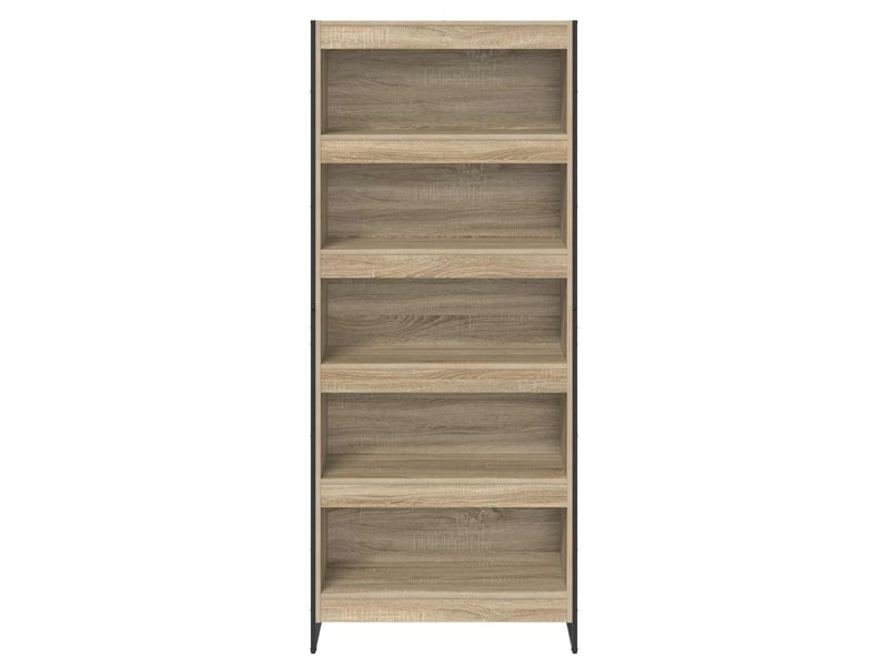 Bibliothèque, armoire à livres 80 x 30 x 189,5 cm bois d'ingénierie sonoma - Conforama E