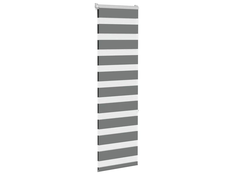  Store zèbre, store de fenêtre gris foncé largeur du tissu 45,9 cm polyester cf48599  - Conforama C
