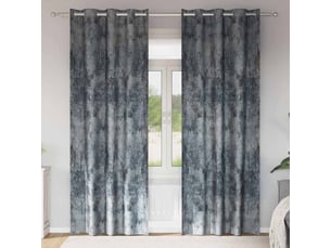 Lot de 2 rideaux en velours, rideaux de fenêtre gris argenté 245 x 140 cm velours cf44221