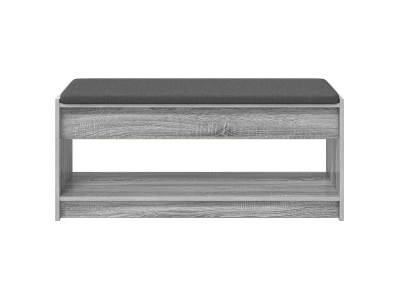  Banc d'entrée, banc interieur gris sonoma 103x38x45 cm  - Conforama E